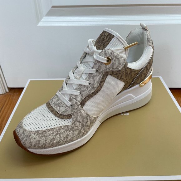 Crista Mixed-Media Trainer from Michael Kors - Picture 4 of 9